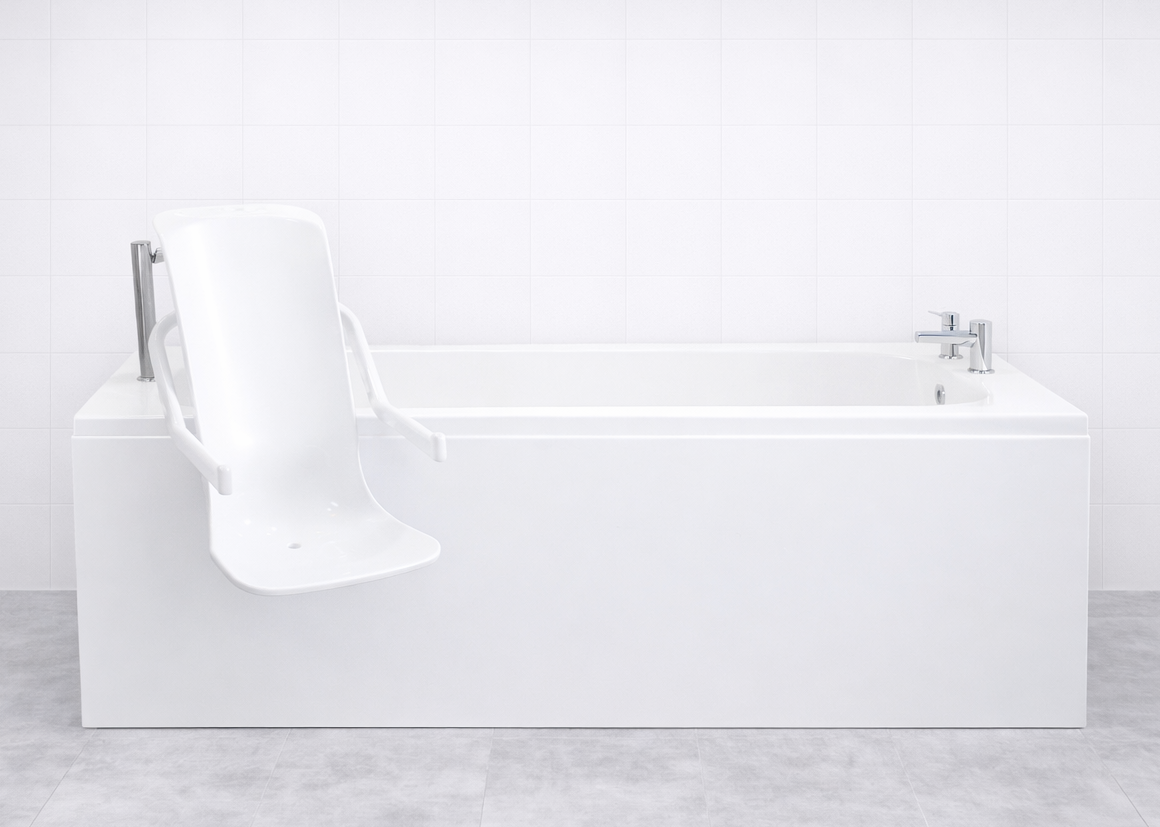 Omega full bath lift entry mobility bath