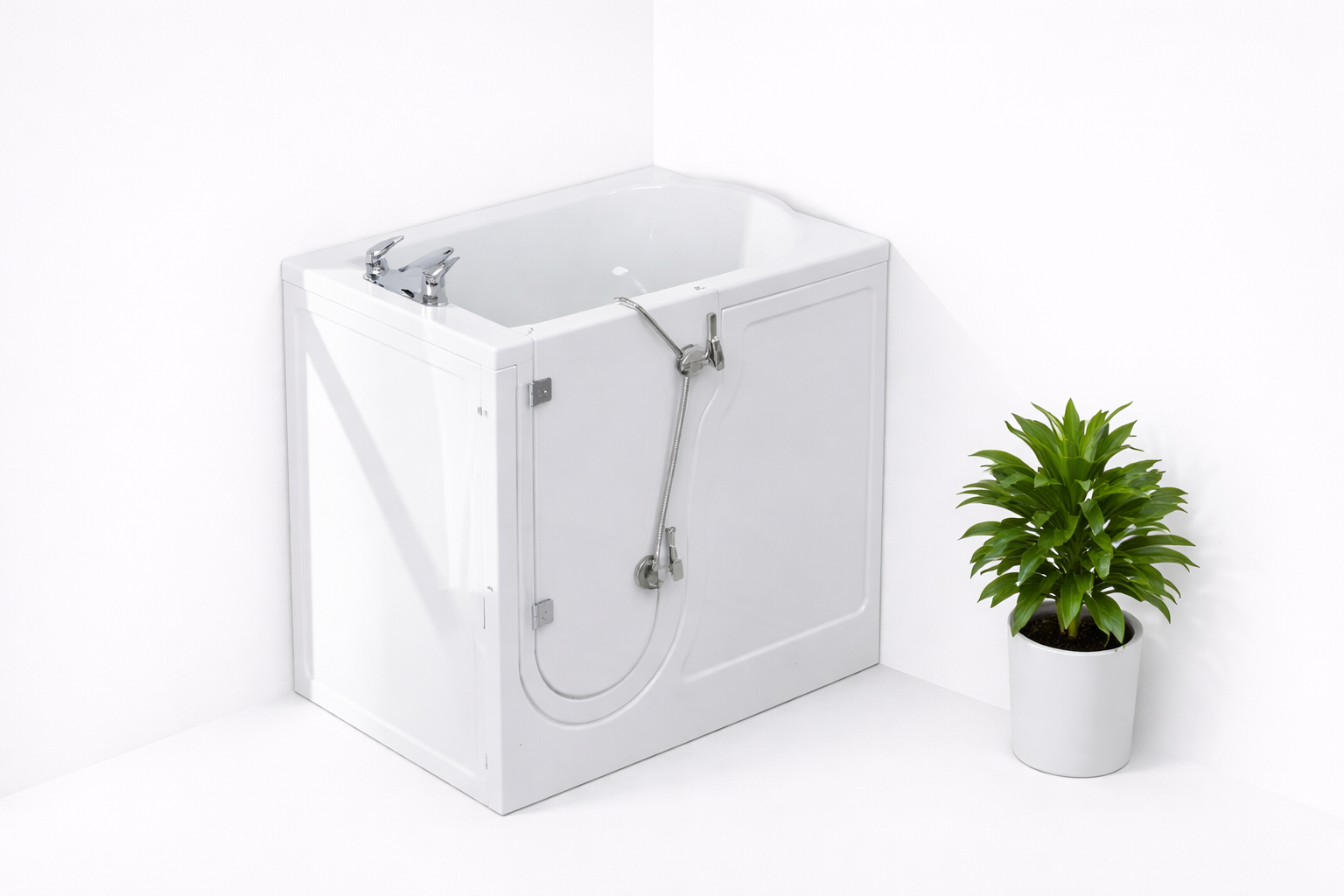 Vermont compact walk-in bath for small spaces, mobility access