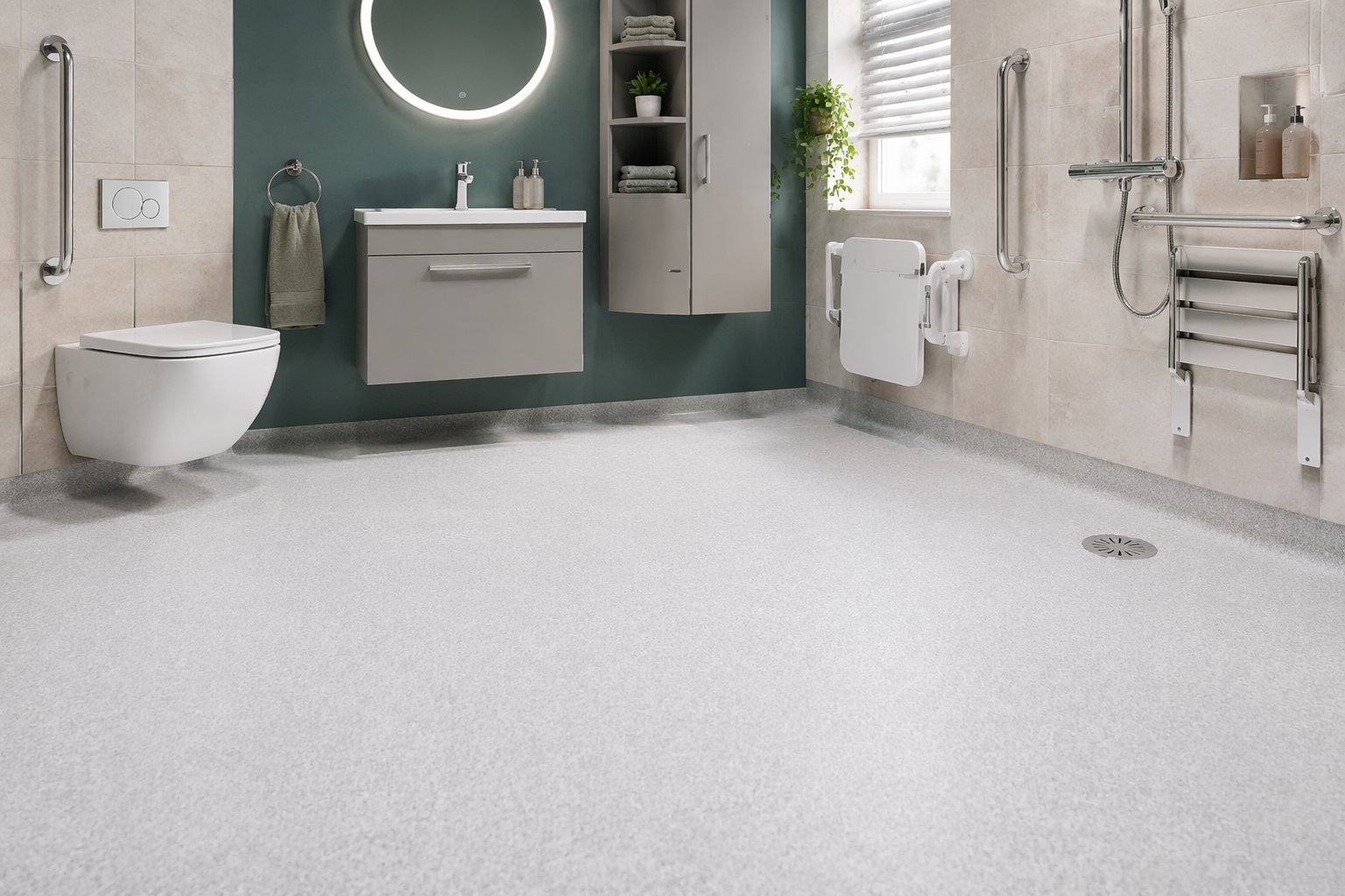altro wetroom flooring anti-slip for mobility barthrooms safety