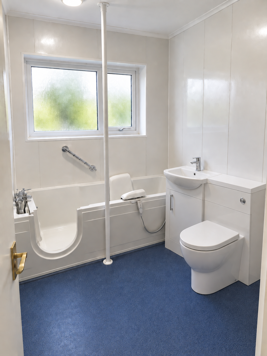 Walk-in bath for older and disabled customers